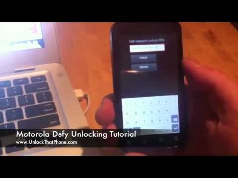 How to Unlock Motorola Defy with Code + Full Unlocking Tutorial!! t-mobile rogers o2 orange bell