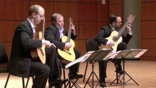 Athens Guitar Trio - The Banjo (Louis Moreau Gottschalk) - WUGA-TV (