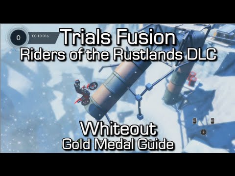 Trials Fusion - Whiteout Gold Medal Guide - Riders of the Rustlands DLC