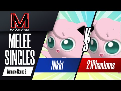 Nikki (Jigglypuff) vs 21Phantoms (Jigglypuff) - Melee Singles Winners Round 2 - MAJOR UPSET