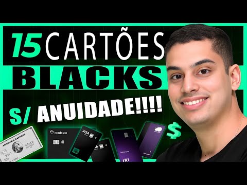 [INCRÍVEL] 15 CARTÕES BLACKS SEM ANUIDADE! (Como conseguir cartão black em 2026) | Papo de Milhas