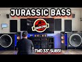 Jurassic T Rex BASS Crazy Home Theater System With 2 33 Subs Stomping The House Down