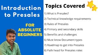 Introduction to IT Presales | Beginners Guide | Basics Overview | Bid 