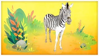 Animal Songs: "He's a Zebra," by StoryBots