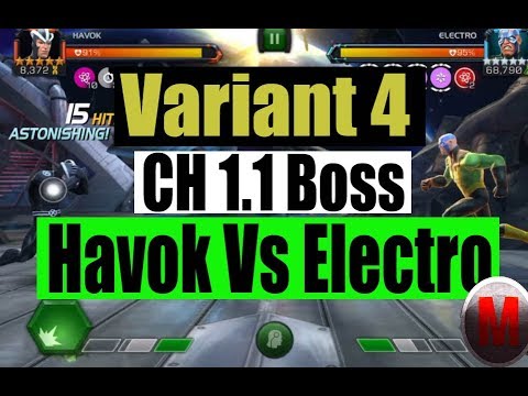 How to Defeat Electro V4 Ch 1.1 Boss - Marvel Contest of Champions