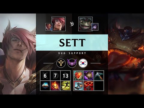 Sett Support vs Tahm Kench - KR Master Patch 25.13