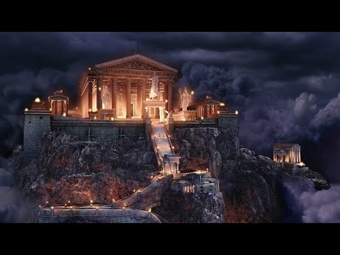 Arcane multiverse: mount Olympus home of the Greek gods.