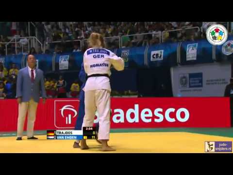 Judo 2013 World Championship Rio de Janeiro: Trajdos (GER) - van Emden (NED) [-63kg] rep