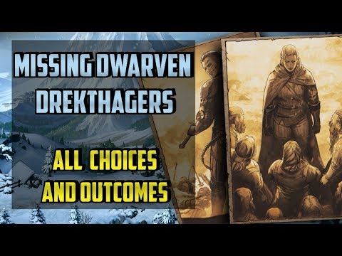 Missing Dwarven Drekthagers All choices - Thronebreaker the Witcher Tales - (Drekthag)