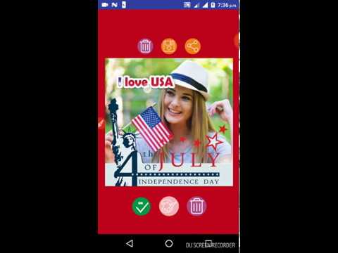 4th July Independence Day Photo Editor Video