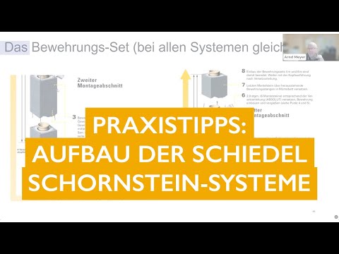 [WEBINAR] Tipps aus der Praxis zum Aufbau der Schiedel Schornstein-Systeme
