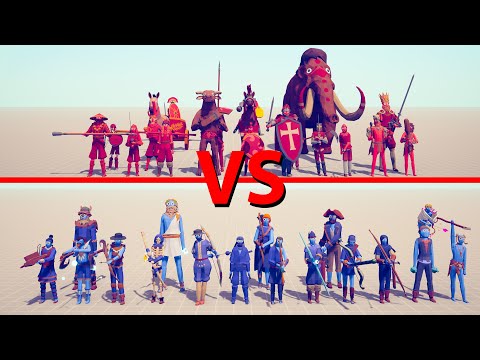 EXTENDED MELEE Team vs ARCHERS Team - Totally Accurate Battle Simulator TABS