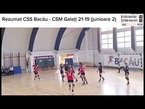 Rezumat CSS Bacău - CSM Galați 21-19