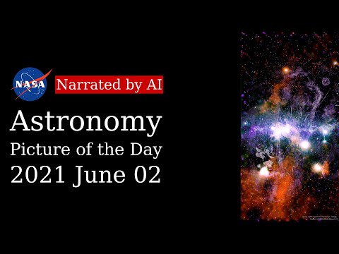 APOD: 2021-06-02 - The Galactic Center in Stars, Gas, and Magnetism (Narrated by Salli)