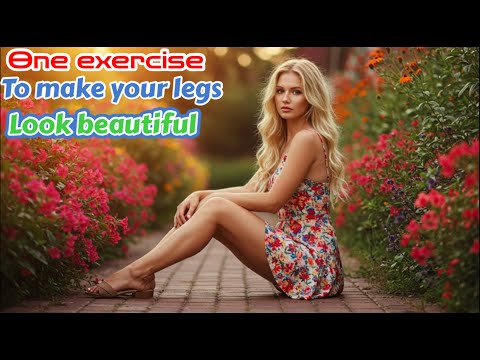 How to keep your leg look beautiful just one exercise and two fruits