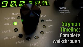 Video thumbnail for Strymon Timeline: Complete walkthrough by Richard DeHove