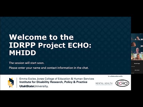 IDRPP MHIDD-ECHO Aug 2023: Sources of Distress: Establishing Treatment Targets for Agitation