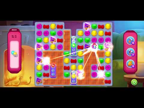 Homescapes Level 8603 夢幻家園第8603關 ～～ no boosters