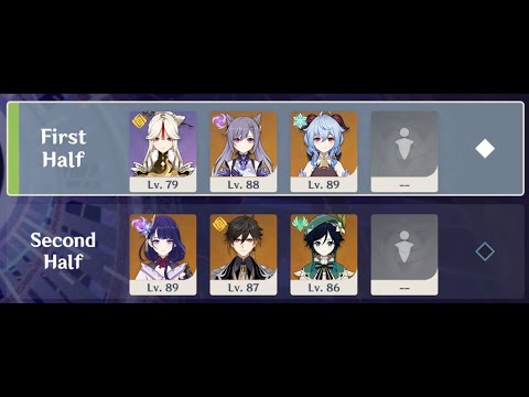 2.3 Spiral Abyss, Liyue Qixing & Archons (Floor 12, 9★)