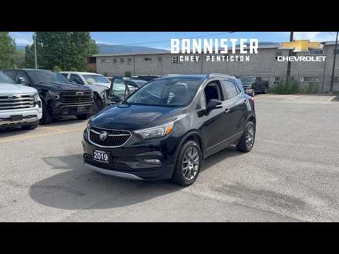 2019 Buick Encore Sport Touring AWD in Black for sale at Bannister Chevrolet Penticton in Penticton, BC