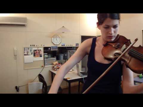 Me playing Shenandoah on violin