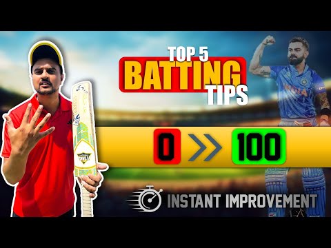 🔥 5 things that are very important For Batsman | How To Improve Batting in Cricket With Vishal