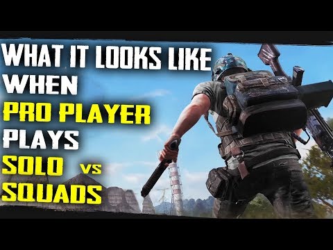 WHAT IT LOOKS LIKE : WHEN PRO PLAYER PLAYS SOLO vs SQUADS