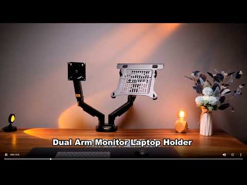Desktop NB F160  FP 2 Gas Spring Dual Arm for  Monitor Holder
