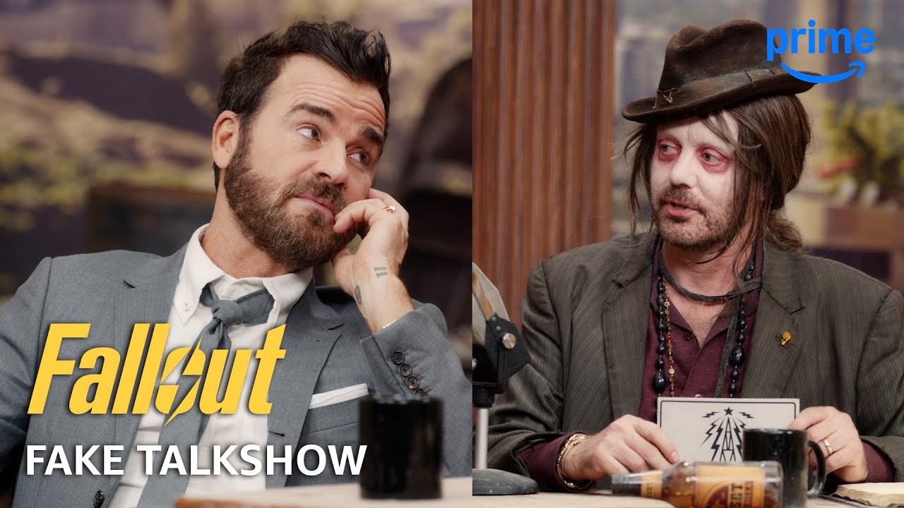 Fallout Fake Talkshow - Justin Theroux | Prime Video