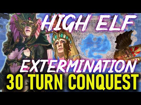 DESTROY Ulthuan in 30 Turns (Crone's Blood Voyage Spam)