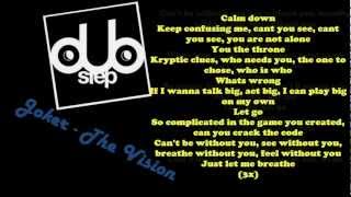 Joker - The Vision (ft. Jessie Ware) lyrics on screen HD