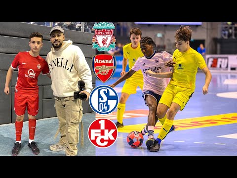U 15 Turnier mit Ausnahmetalente von 1. FC Kaiserslautern Liverpool Arsenal l PAPE CUP