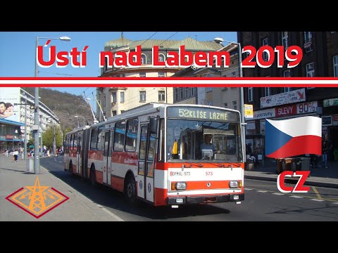 Czech Republic - Ústí nad Labem trolleybuses 2019