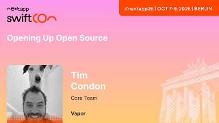 Opening Up Open Source - Tim Condon | next app devCon 2026