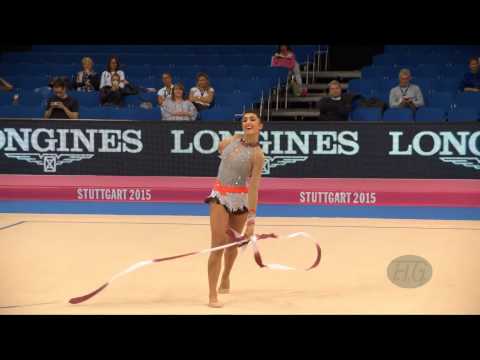 Varvara FILIOU (GRE) 2015 Rhythmic Worlds Stuttgart - Qualifications Ribbon