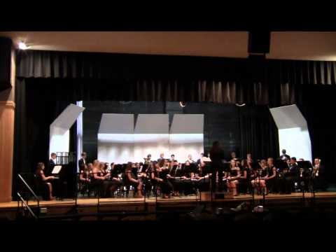 WANTAGH HS SYMPHONIC BAND SPRING CONCERT MAY 21ST 2014. NORTHWOODS:OF MIGHT AND METTLE