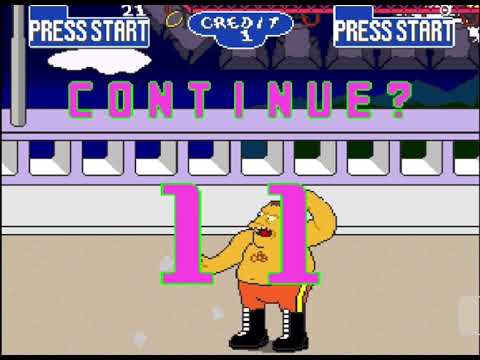 The Simpsons (Arcade) Game Over