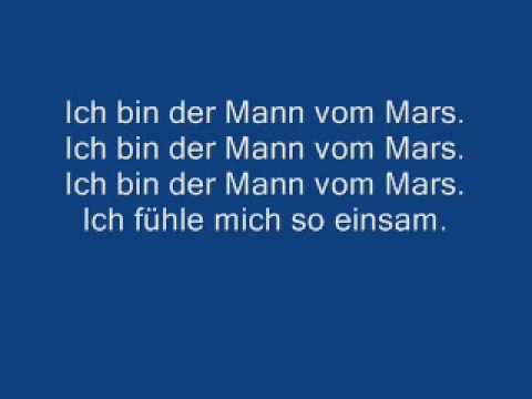 Prinz Pi Mann vom Mars mit Songtext