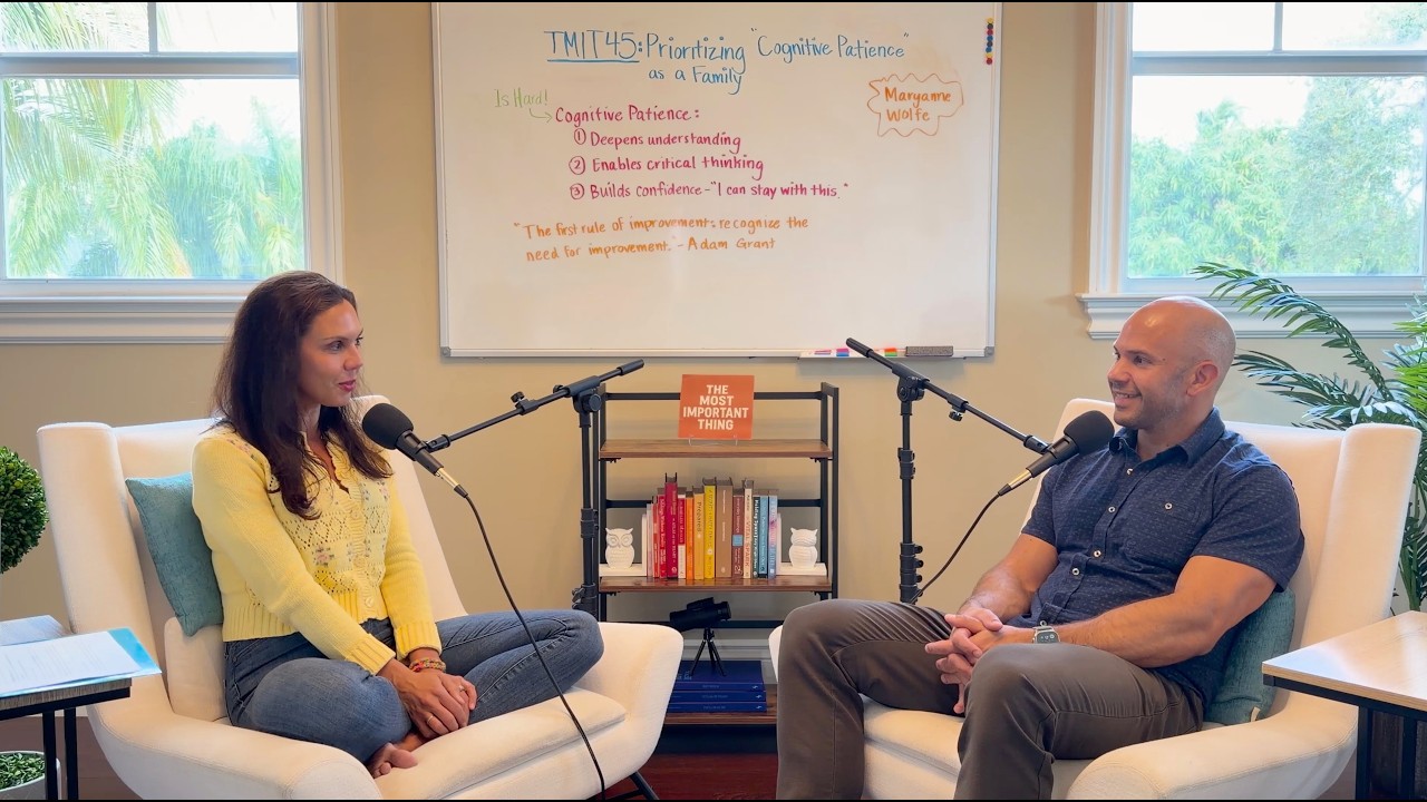 TMIT 45: Bringing Back the Eureka Moment — Why We Need "Cognitive Patience"