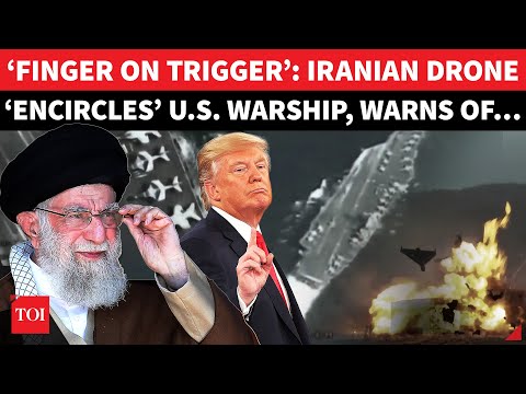 ‘Drop Bombs On US Warship...’: Iran's Chilling Video Of Its ‘Drone Hovering Over American Carrier’