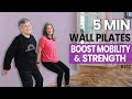 Easy 5 Min Wall Pilates Workout No Weights For Ages 60 And Beginners