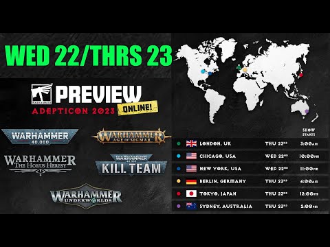 Games Workshop ADEPTICON Announcement! 10th Edition INCOMING? Warhammer Schedule Reveals Speculation