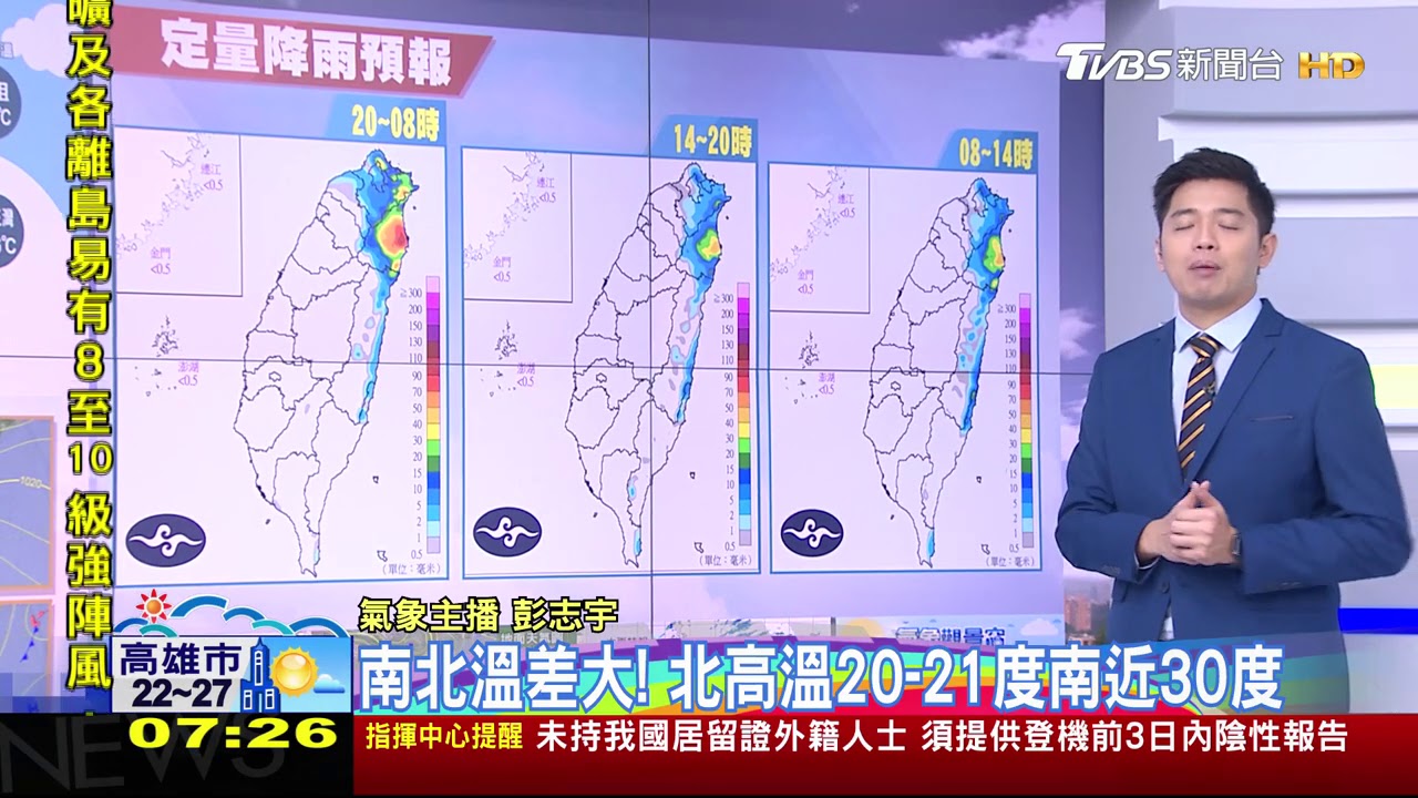東北季風影響一週!北濕涼、南暖晴 北基宜花大雨