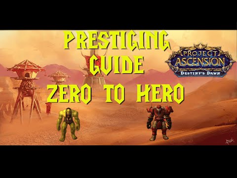 Everything you need to know about Prestiging! | A Beginner's Guide | Ascension WoW Elune Server