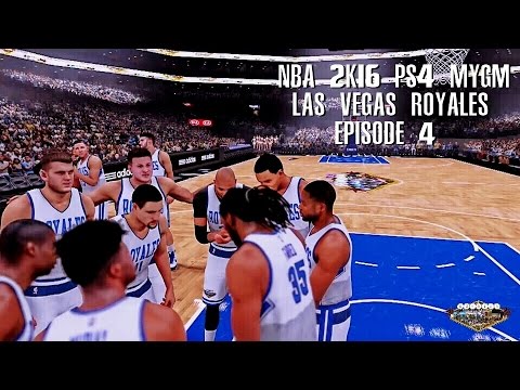 NBA 2K16 PS4 Las Vegas MYGM - First HOME Game! (EP.4)