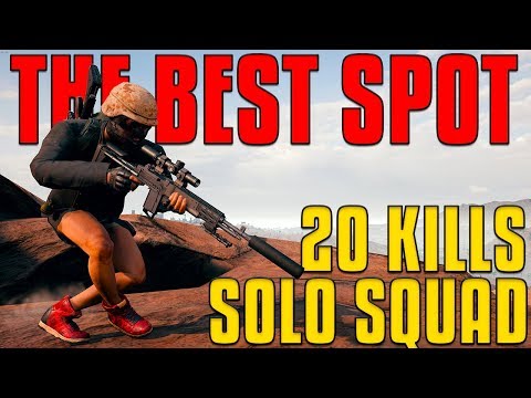 THE BEST SPOT - 20 Kills, Solo Squad | PUBG