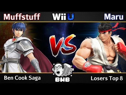 BWSmash Ben Cook Saga - Losers Top 8 - Muffstuff (Marth, Corrin) VS Maru (Ryu)