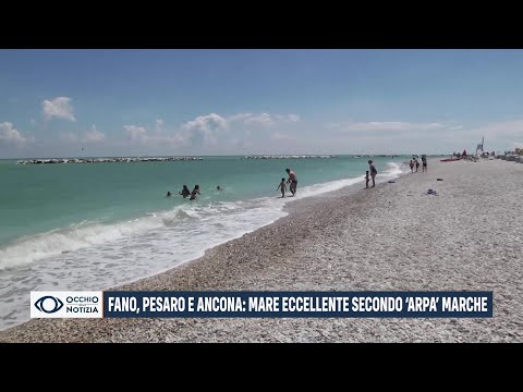 Fano, Pesaro e Ancona: mare eccellente secondo ARPA Marche