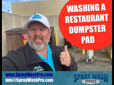 YouTube video about: How to get dumpster pad cleaning jobs?