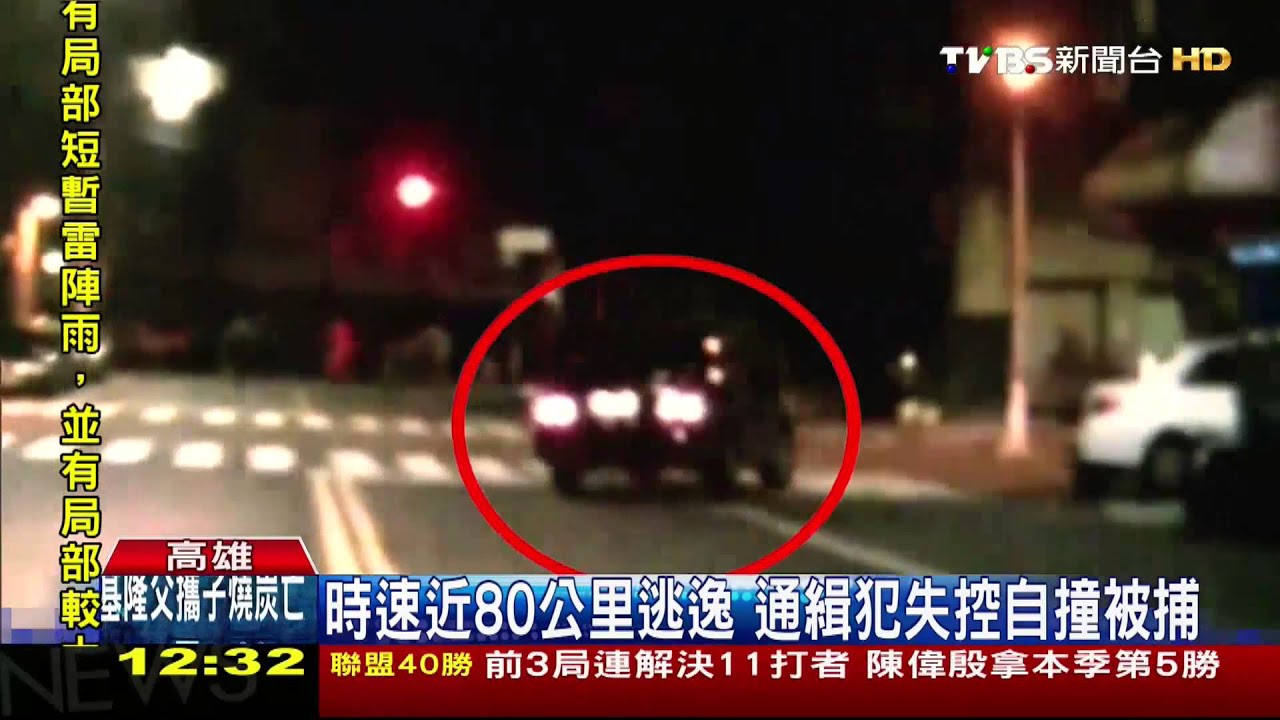 通緝犯拒盤查　駕車與警市區飛車追逐